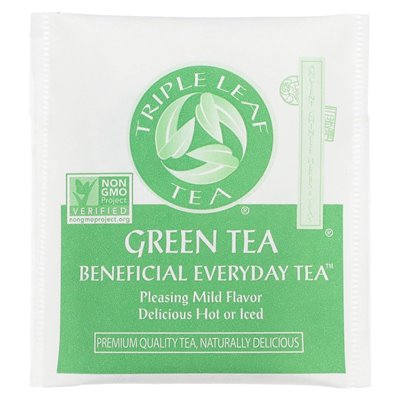 Triple Leaf Teaf, Green Tea, 20 Tea Bags, 1.34 oz (38 g)