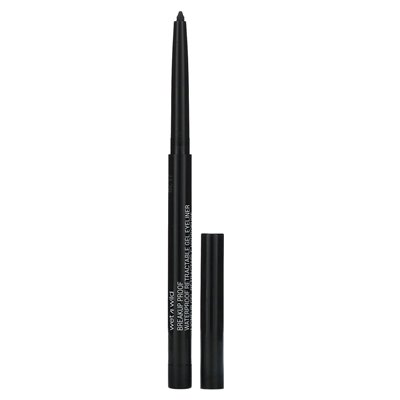 Wet n Wild, bruchfester, wasserfester, einziehbarer Gel-Eyeliner, 1111491 Blackst Black, 0,008 oz (0,23 g)