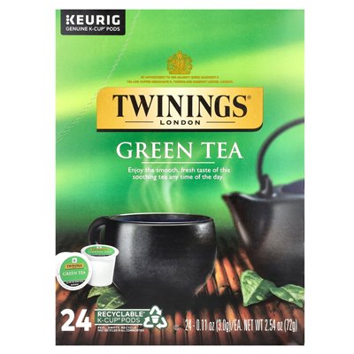 Twin, Grüner Tee, 24 Tassen, 0,11 Unzen (3 g)
