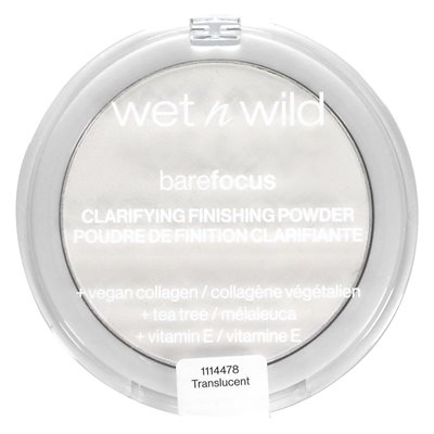 Wet n Wild, Barefocus, wyjaśniający proszek wykończeniowy, 1114478 półprzezroczysty, 0,27 uncji (7,8 g) Wet n Wild, Barefocus, wyjaśniający proszek wykończeniowy, 1114478 półprzezroczysty, 0,27 uncji (7,8 g)