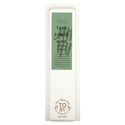 The Organic Skin Co., Task Force Nine, Beruhigungscreme, 2 Fl Oz (60 ml)