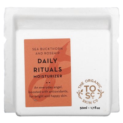 The Organic Skin Co., codzienne rytuały krem nawilżający, morski portacz i foszyka róży, 1,7 fl oz (50 ml) The Organic Skin Co., codzienne rytuały krem nawilżający, morski portacz i foszyka róży, 1,7 fl oz (50 ml)