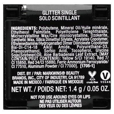 Wet n Wild, glitter single, 356c kolcowany, 0,05 uncji (1,4 g)