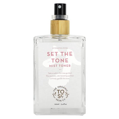 The Organic Skin Co., ustaw ton, toner mgły, róży nawilżającej, 3,4 fl oz (100 ml) The Organic Skin Co., ustaw ton, toner mgły, róży nawilżającej, 3,4 fl oz (100 ml)