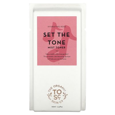 The Organic Skin Co., ustaw ton, toner mgły, róży nawilżającej, 3,4 fl oz (100 ml) The Organic Skin Co., ustaw ton, toner mgły, róży nawilżającej, 3,4 fl oz (100 ml)