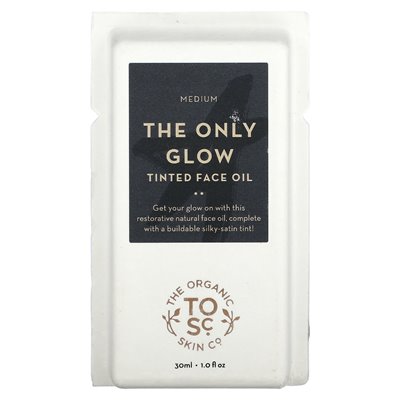 The Organic Skin Co., The Only Glow, getöntes Gesichtsöl, Medium, 1 fl oz (30 ml)
