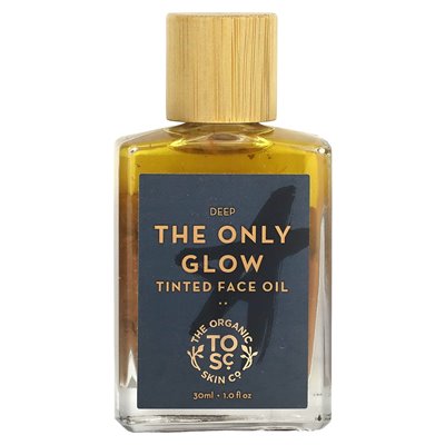 The Organic Skin Co., The Only Glow, getöntes Gesichtsöl, Dunkel, 1 fl (30 ml)