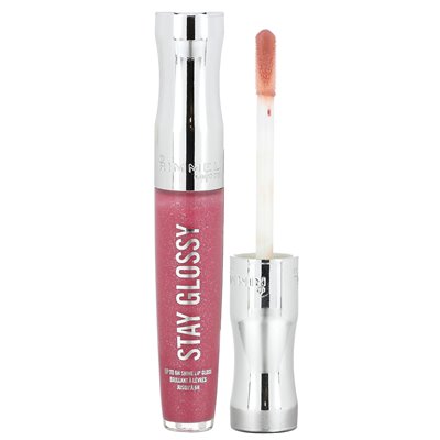 Rimmel London, Stay Glossny Lipgloss, 160 Stay My Rose, 0,18 Fl Oz (5,5 ml)