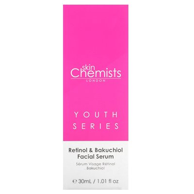 Skinchemists, Youth Series, Retinol & Backuchiol Serum twarzy, 1,01 Fl Oz (30 ml)