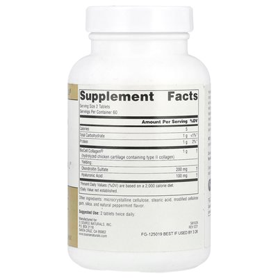 Natural Source, Eternal® Skin, Hyaluronsäure, 100 mg, 120 Tabletten (50 mg pro Tablette)