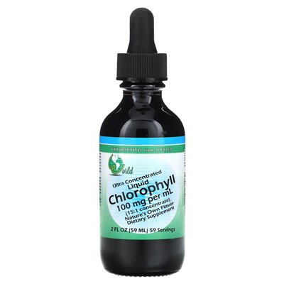 World Organic, Ultra Concentrated Liquid, Chlorophyll, 100 mg, 2 fl oz (59 ml) World Organic, Ultra Concentrated Liquid, Chlorophyll, 100 mg, 2 fl oz (59 ml)