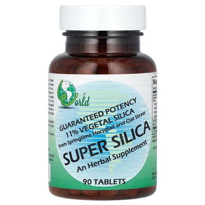 Światowy ekologiczny, super krzemionka, 90 tabletek
