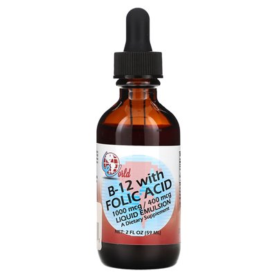 Światowy organiczny, b -12 z kwasem foliowym, 2 fl oz (59 ml)