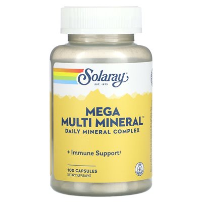 Solaray, Mega Multi Mineral, 100 Capsules Solaray, Mega Multi Mineral, 100 Capsules
