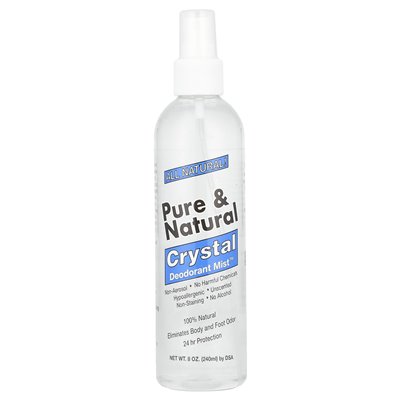 Kamień dezodorantu tajskiego, czysty i naturalny, kryształowy dezodorant mgły ™, bezzapachowy, 8 uncji (240 ml) Kamień dezodorantu tajskiego, czysty i naturalny, kryształowy dezodorant mgły ™, bezzapachowy, 8 uncji (240 ml)