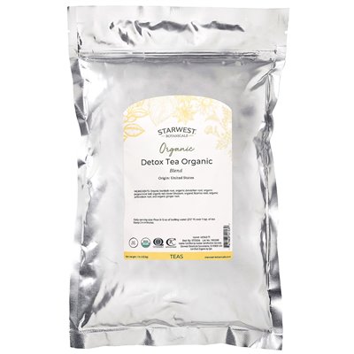 Starwest Botanicals, Organic Detox Tea Blend, 1 funt (453,6 g)