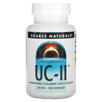 Źródło Naturals, UC-II, 40 mg, 120 kapsułek Źródło Naturals, UC-II, 40 mg, 120 kapsułek