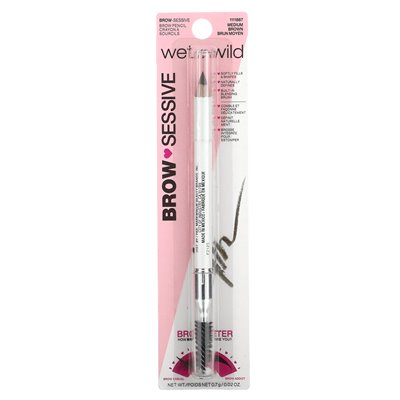 Wet n Wild, Sesyve Augenbrauenstift, 1111887 Mittelbraun, 0,02 oz (0,7 g)