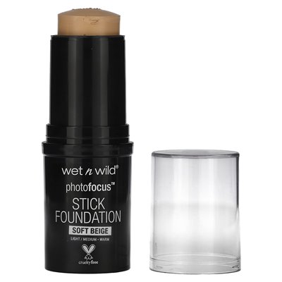 Wet n Wild, Photofocus, Stick Foundation, 854B Soft Beige, 1 kij Wet n Wild, Photofocus, Stick Foundation, 854B Soft Beige, 1 kij
