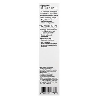 Wet n Wild, H2oproof, flüssiger Eyeliner, 879 Schwarz, 0,17 fl oz (5 ml)