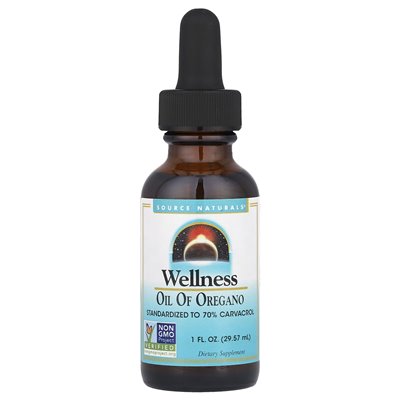 Źródło Naturals, Wellness, Oil of Oregano, 1 Fl Oz (29,57 ml)