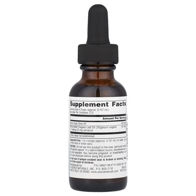 Source Naturals, Wellness, Oil of Oregano, 1 Fl Oz (29.57 ml)