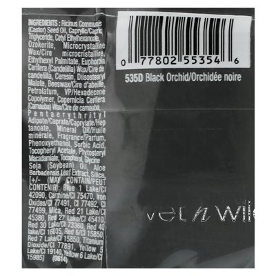 Wet n Wild, Lippenstift mit seidigem Finish, 535D Black Orchid, 0,13 oz (3,6 g)