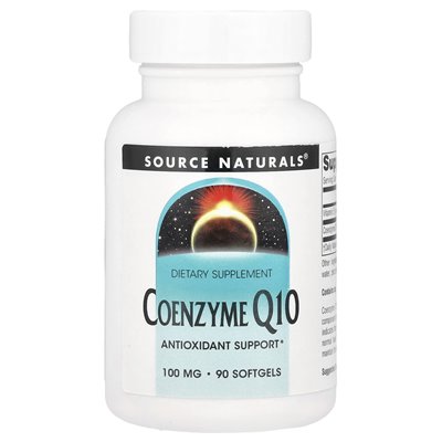 Źródło Naturals, Coenzyme Q10, 100 mg, 90 miękkich