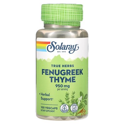 Solaray, Real Herbs, Gooseberry Thyme, 100 Vegcaps