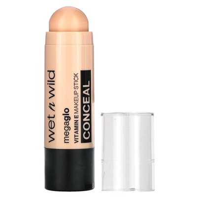Wet n Wild, Megaglo, Vitamin E Makeup, Conceal, 808 Nude for Thought, 0.21 oz (6 g)