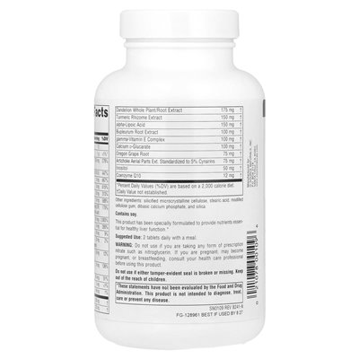Źródło Naturals, Liver Guard ™, 120 tabletek