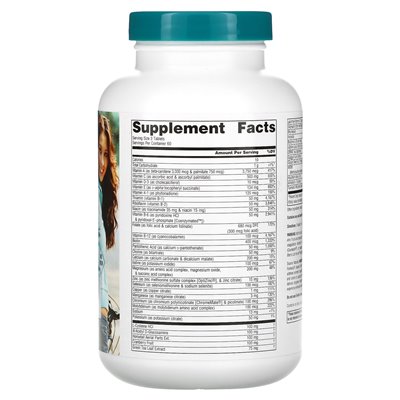 Źródło Naturals, Women's Life Force wielokrotne, bez żelaza, 180 tabletek