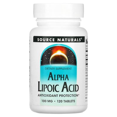 Source Naturals, Alpha Lipoic Acid, 100mg, 120 Tablets