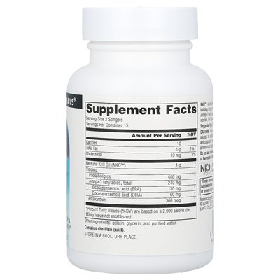 Source Naturals, NKO (Neptune Krill Oil), 500 mg, 30 soft