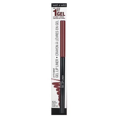 Wet n Wild, PerfectPout, Gel Lip Liner, Plum 657a Total, 0.007 oz (0.2 g)
