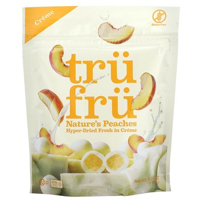 Tru Fru, Peaches Nature, Créme, 4,2 uncji (119 g)