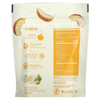 Tru Fru, Peaches Nature, Creme, 4.2 oz (119 g)