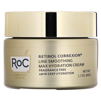 ROC, Retinol Correxion, Max Hydration Cream, Fragrance Free, 1.7oz (48g) ROC, Retinol Correxion, Max Hydration Cream, Fragrance Free, 1.7oz (48g)