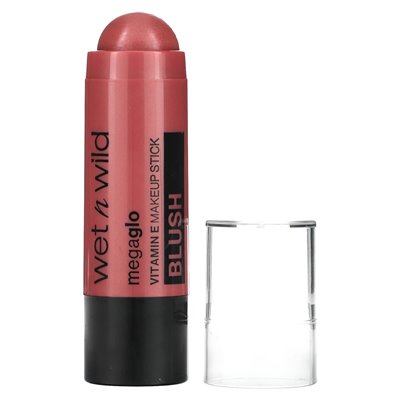 Wet n Wild, Megaglo, Vitamin E Make-up-Stick, Rouge, 1115545 Johannisbeermarmelade, 0,21 oz (6 g)