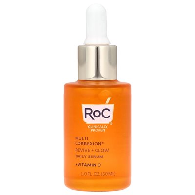 ROC, Multi Correxion, Revive + Glow, Daily Serum + Vitamin C, 1 Fl Oz (30 ml)