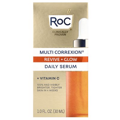 ROC, Multi Correxion, Revive + Glow, Daily Serum + Vitamin C, 1 Fl Oz (30 ml)