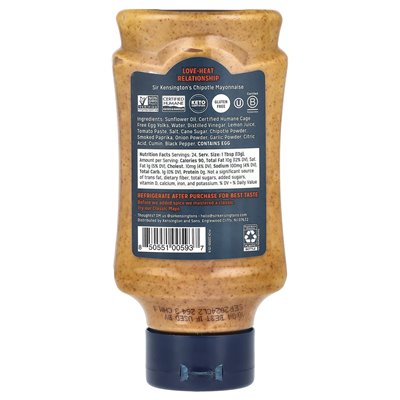 Sir Kensington's, Majonez Chipotle, 12 Fl Oz (354 ml)