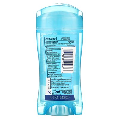 Secret, 48 -godzinny przezroczysty żelowy przeciwprędr/dezodorant, relaksująca lawenda, 2,6 uncji (73 g) Secret, 48 -godzinny przezroczysty żelowy przeciwprędr/dezodorant, relaksująca lawenda, 2,6 uncji (73 g)