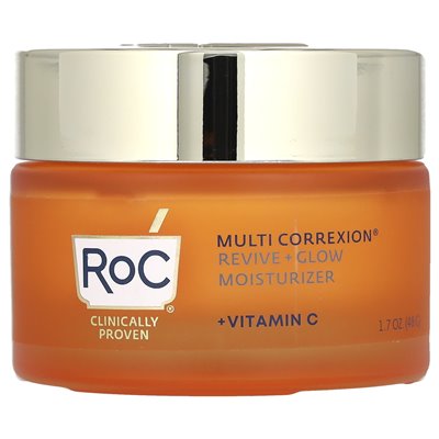 ROC, Multi Correxion, Revive + Glow, Moisturizer + Vitamin C, 1.7 oz (48 g)