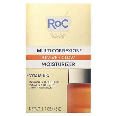 ROC, Multi Correxion, Revive + Glow, Moisturizer + Vitamin C, 1.7 oz (48 g)