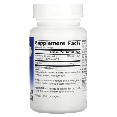 Source Naturals, Melatonin, Orange, 5 mg, 200 pcs
