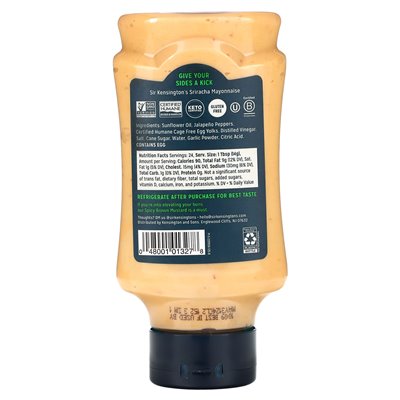Sir Kensington's, Sriracha-Mayonnaise, 12 Fl Oz (354 ml)