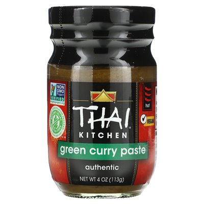 Thai Kitchen, Green Curry Paste, Hot, 4 uncje (113 g)