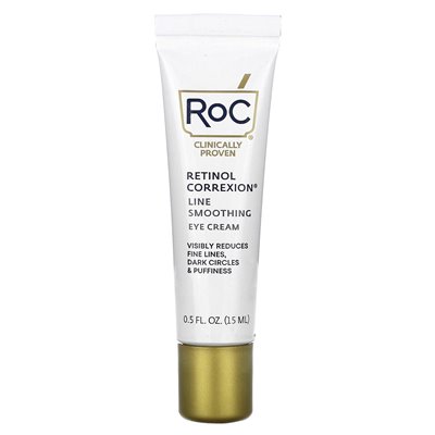 ROC, Retinol Correxion, Fältchen glättende Augencreme, 0,5 fl oz (15 ml)