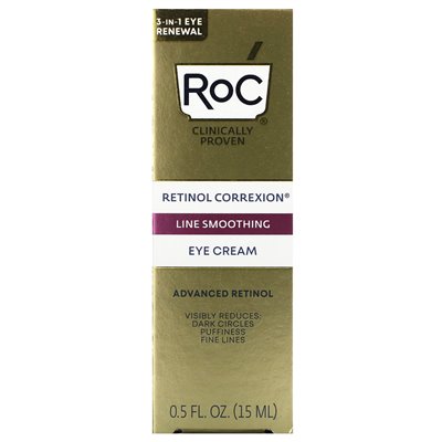 ROC, Retinol Correxion, Fältchen glättende Augencreme, 0,5 fl oz (15 ml)